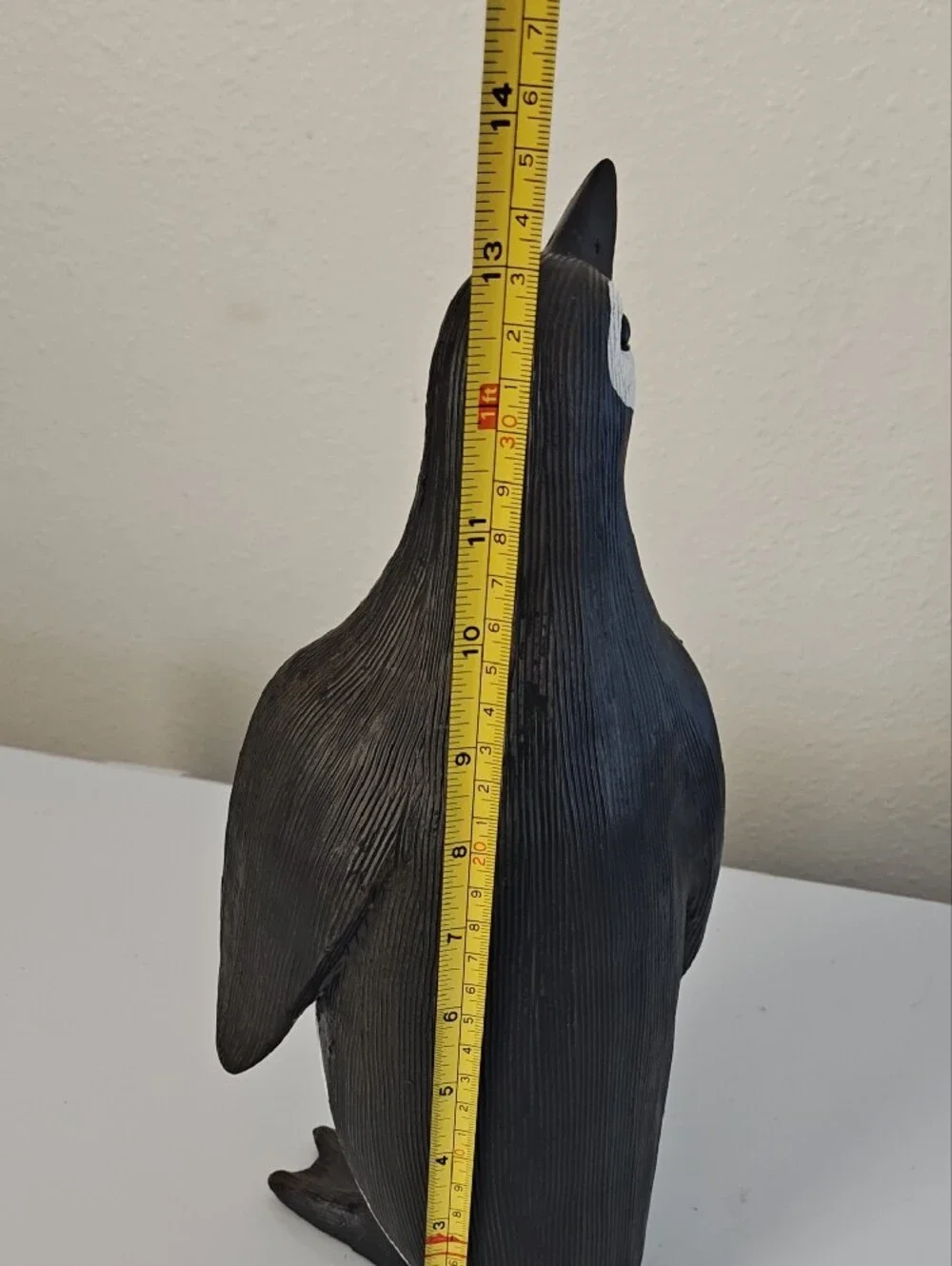 Decorative Heavy Plastic Black & White Penguin